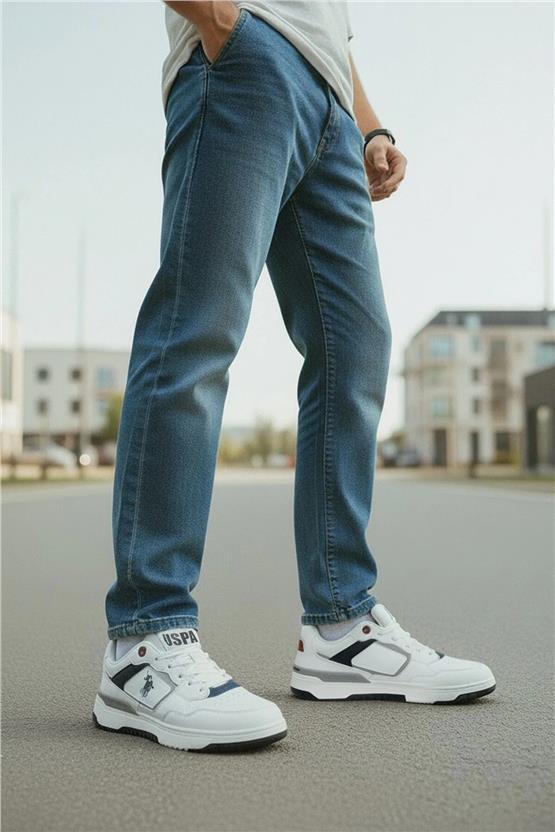 Us Polo A10202094512010 5W Chaın 5Pr Beyaz Erkek Yuruyus Ayakkabısı