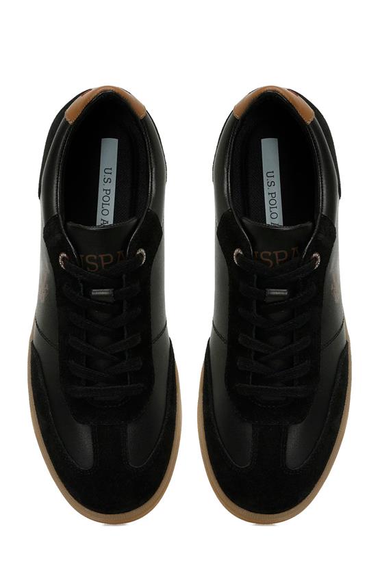 Us Polo A10202098212010 5W Kany 5Pr Sıyah Erkek Havuz Taban Sneaker Ayakkabı