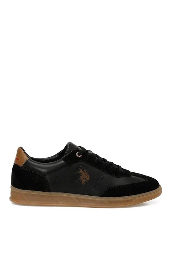 Us Polo A10202098212010 5W Kany 5Pr Sıyah Erkek Havuz Taban Sneaker Ayakkabı