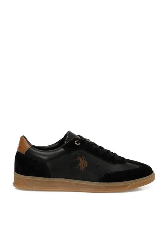 Us Polo A10202098212010 5W Kany 5Pr Sıyah Erkek Havuz Taban Sneaker Ayakkabı