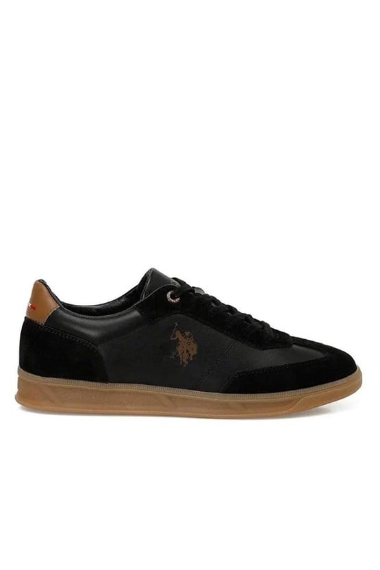 Us Polo A10202098212010 5W Kany 5Pr Sıyah Erkek Havuz Taban Sneaker Ayakkabı