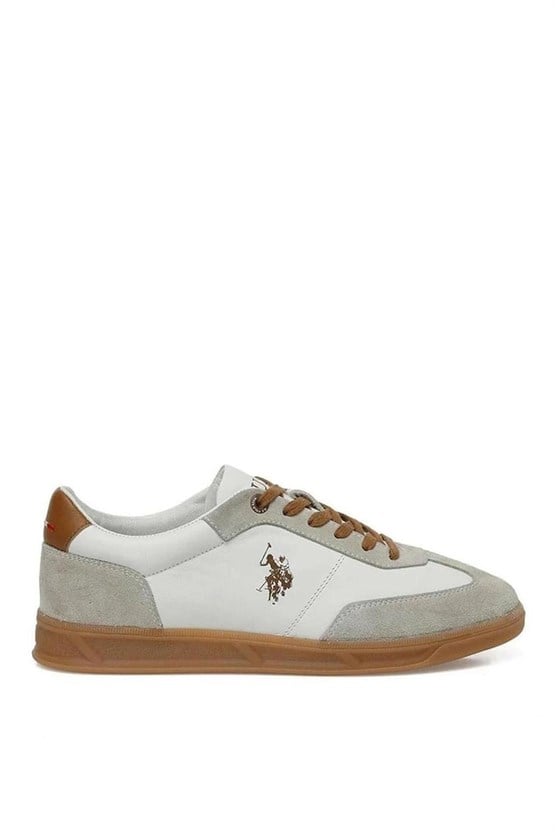 Us Polo A10202098612010 5W Kany 5Pr Beyaz Erkek Havuz Taban Sneaker Ayakkabı