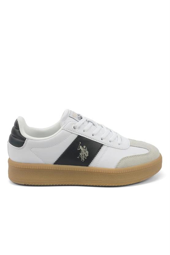 Us Polo A10203024912010 5F Samıra 5Pr Beyaz Kadın Sneaker Ayakkabı