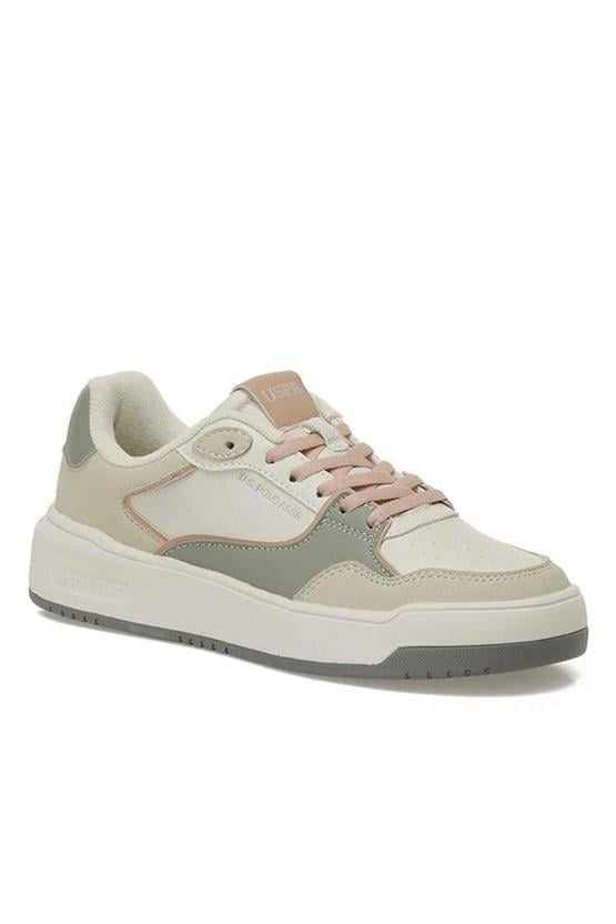 Us Polo A10203284512010 5F Tıana 5Pr Bej Kadın Havuz Taban Sneaker Ayakkabı