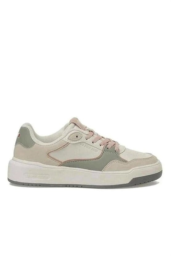 Us Polo A10203284512010 5F Tıana 5Pr Bej Kadın Havuz Taban Sneaker Ayakkabı