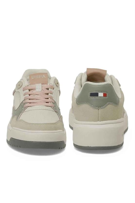 Us Polo A10203284512010 5F Tıana 5Pr Bej Kadın Havuz Taban Sneaker Ayakkabı