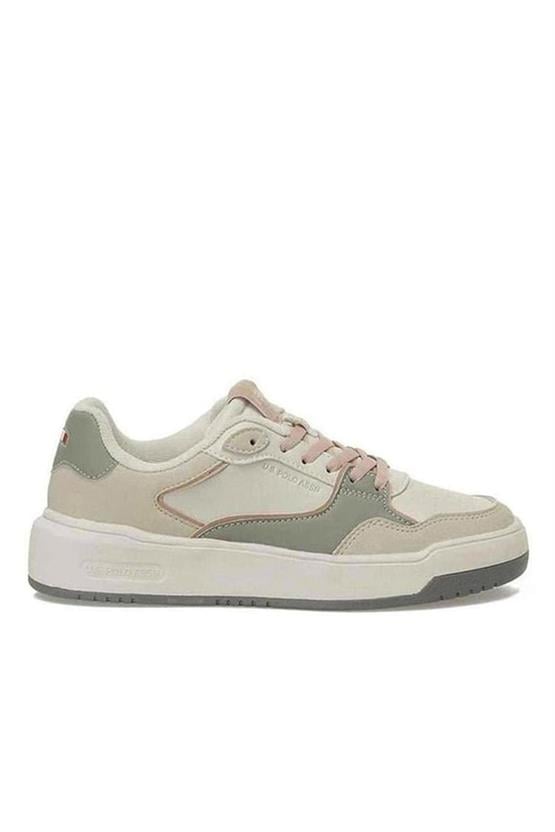 Us Polo A10203284512010 5F Tıana 5Pr Bej Kadın Havuz Taban Sneaker Ayakkabı