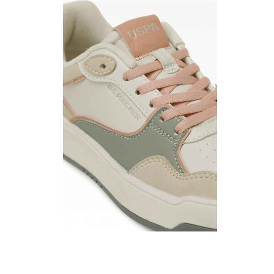 Us Polo A10203284512010 5F Tıana 5Pr Bej Kadın Havuz Taban Sneaker Ayakkabı
