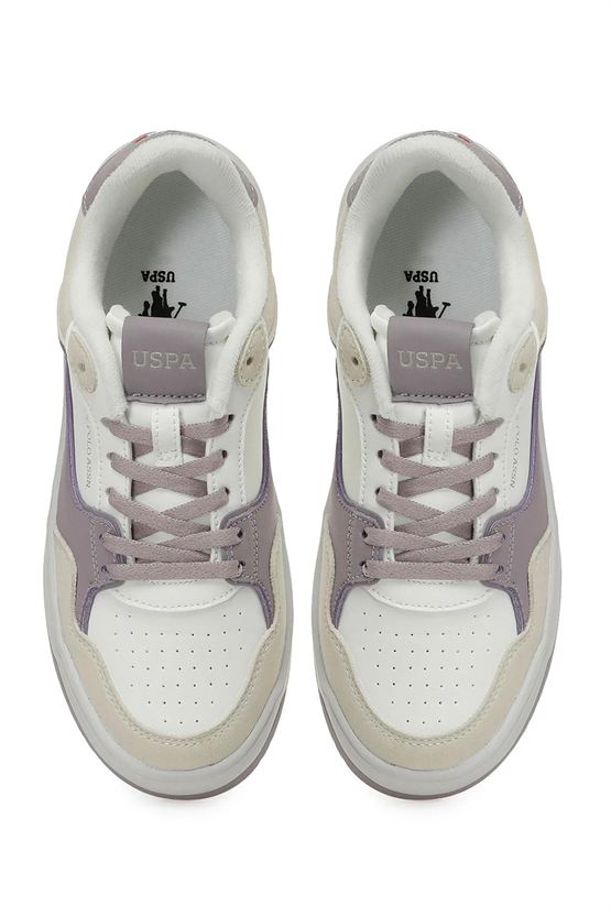 Us Polo A10203284712010 5F Tıana 5Pr Beyaz Kadın Havuz Taban Sneaker Ayakkabı