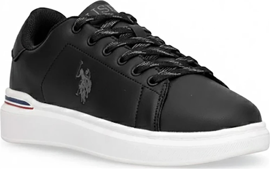 Us Polo A10215681912010 6M Arsen 6Fx Sıyah Erkek Havuz Taban Sneaker Ayakkabı