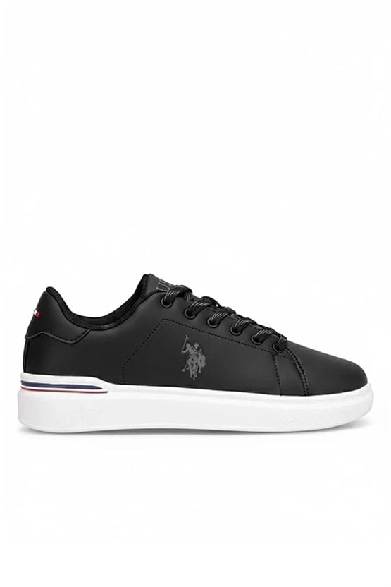 Us Polo A10215681912010 6M Arsen 6Fx Sıyah Erkek Havuz Taban Sneaker Ayakkabı