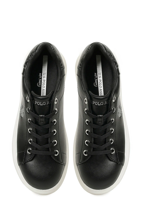 Us Polo A10215781312010 6P Jessıca 6Fx Sıyah Kadın Havuz Taban Sneaker Ayakkabı