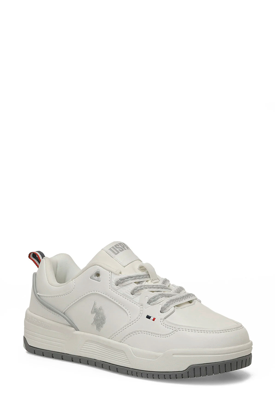 Us Polo A10215835512010 6P Zelda 6Fx Beyaz Kadın Havuz Taban Sneaker Ayakkabı