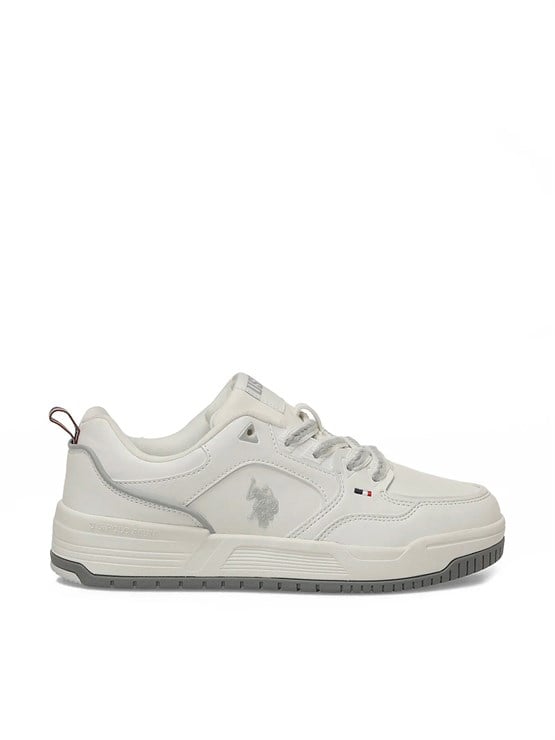 Us Polo A10215835512010 6P Zelda 6Fx Beyaz Kadın Havuz Taban Sneaker Ayakkabı