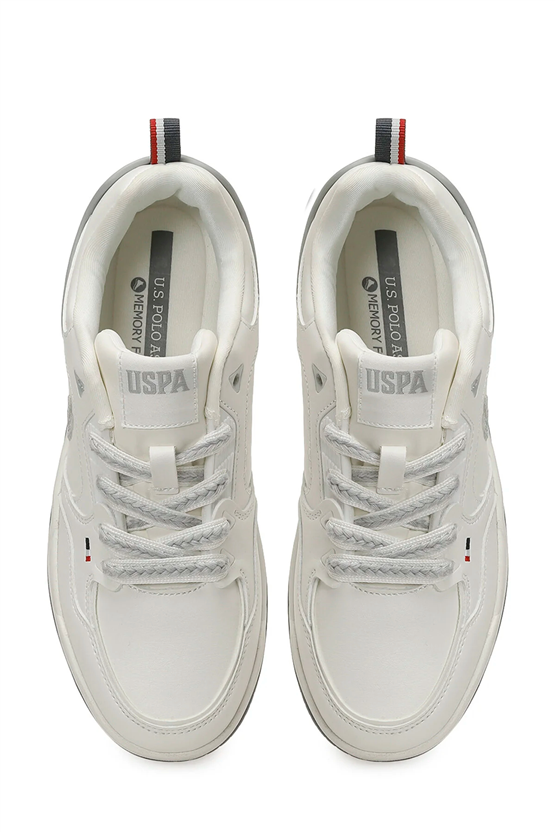 Us Polo A10215835512010 6P Zelda 6Fx Beyaz Kadın Havuz Taban Sneaker Ayakkabı