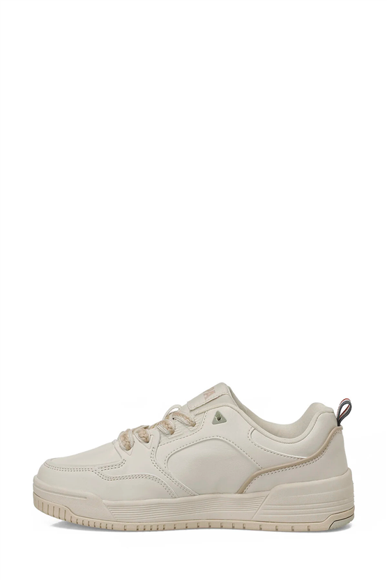 Us Polo A10215835612010 6P Zelda 6Fx Bej Kadın Havuz Taban Sneaker Ayakkabı