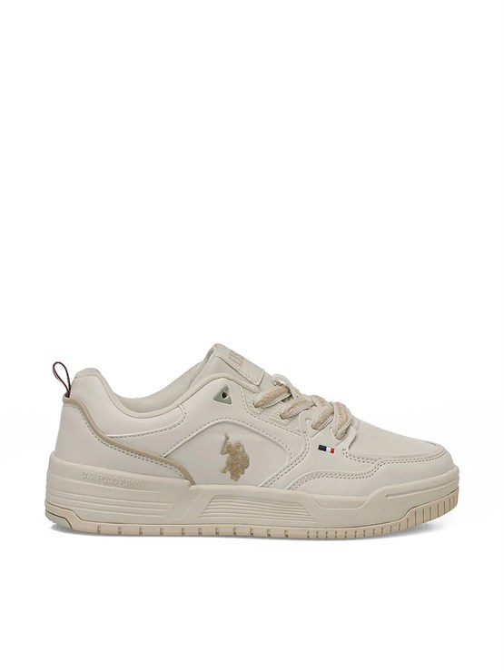 Us Polo A10215835612010 6P Zelda 6Fx Bej Kadın Havuz Taban Sneaker Ayakkabı