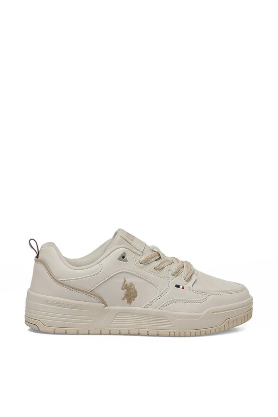 Us Polo A10215835612010 6P Zelda 6Fx Bej Kadın Havuz Taban Sneaker Ayakkabı