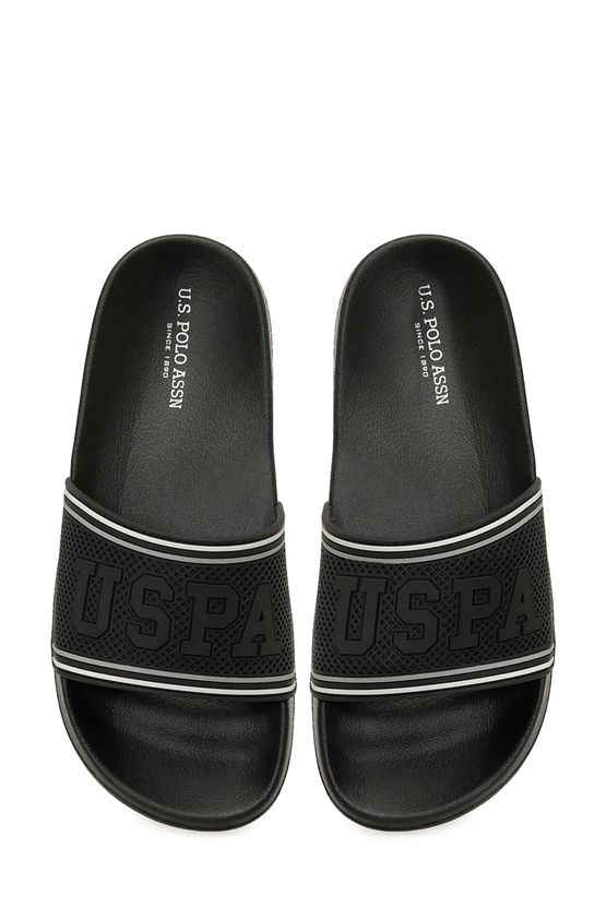 Us Polo A10225213112010 6M Nossa 6Fx Sıyah Erkek Terlık