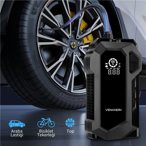 VENANDIN ACARG-002 AIRGONPRO KABLOSUZ AKU TAKVIYE & KOMPRESOR