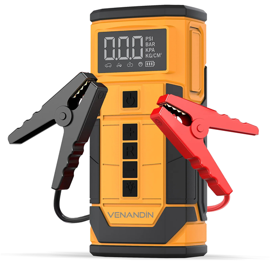 VENANDİN AİRGON Kablosuz Akü Takviye Cihazı 150 PSI Hava Kompresörlü Powerbank