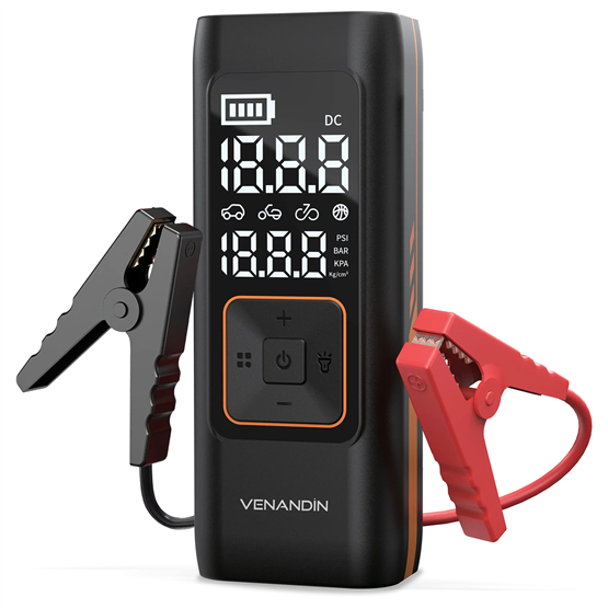 VENANDİN INFLAMO Kablosuz Akü Takviye Cihazı 150 PSI Hava Kompresörü Powerbank