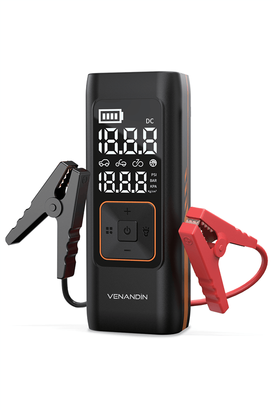 VENANDİN INFLAMO Kablosuz Akü Takviye Cihazı 150 PSI Hava Kompresörü Powerbank