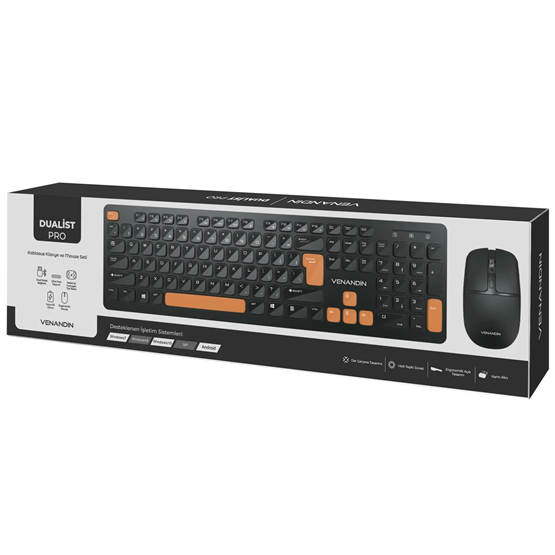 VENANDİN KMSDT-002 Dualist Pro Klavye Mouse Seti