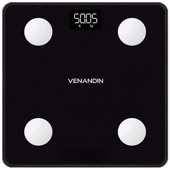 VENANDİN NUTRİX SCNTX-001 Bluetooth Akıllı Dijital Tartı Vücut Analiz Baskülü 