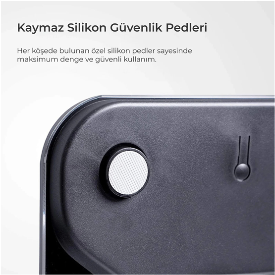 VENANDİN NUTRİX SCNTX-001 Bluetooth Akıllı Dijital Tartı Vücut Analiz Baskülü 