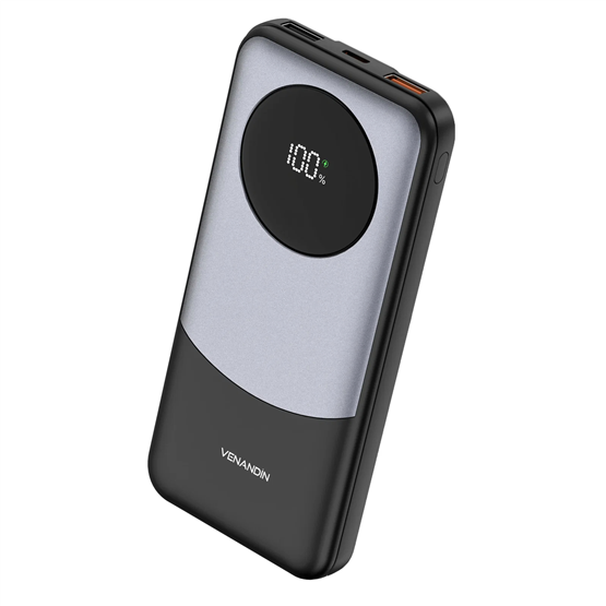 VENANDİN PWB10A3 10.000 mAh Powerbank 22.5W Hızlı Şarjlı Dijital Göstergeli Taşınabilir Şarj Cihazı