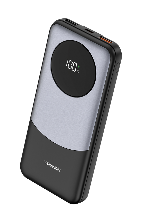 VENANDİN PWB10A3 10.000 mAh Powerbank 22.5W Hızlı Şarjlı Dijital Göstergeli Taşınabilir Şarj Cihazı