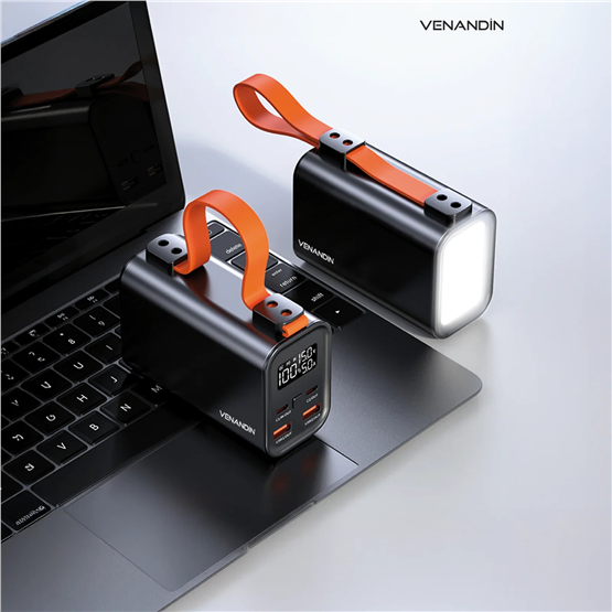 VENANDİN PWB30B1 100W PD Powerbank Laptop Uyumlu 22.5W Hızlı Şarjlı Taşınabilir Şarj Cihazı