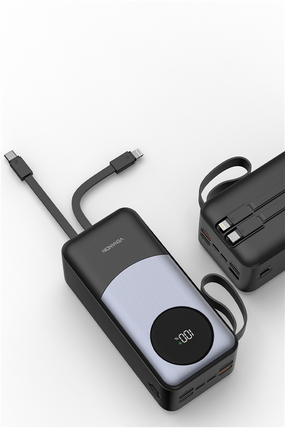 VENANDİN PWB40A1 40.000 Mah Powerbank 22.5W Hızlı Şarjlı Dijital Göstergeli Taşınabilir Şarj Cihazı