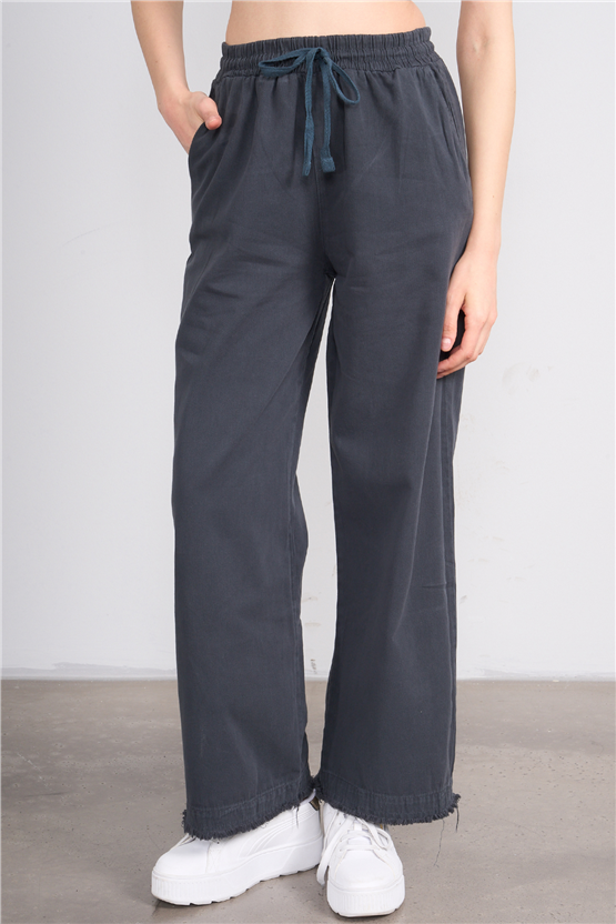Volumex Y26 Z-233 Füme Kadın Bol Gabardin Pantolon
