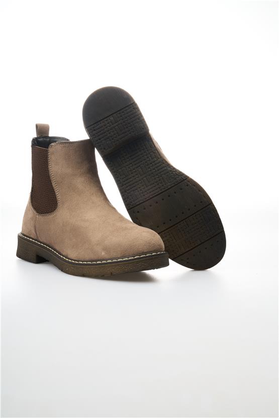 White Line 01-1853 Süet Vizon Kadın Bot