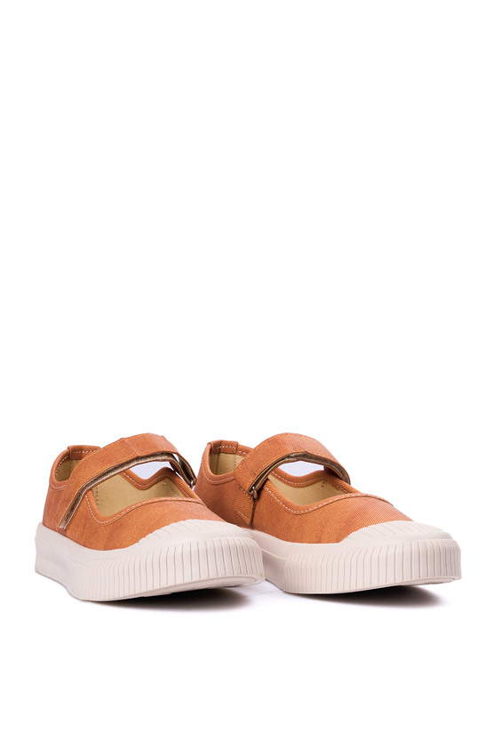 Whıte Lıne 01-605 Turuncu Zenne Keten Babet Ayakkabı