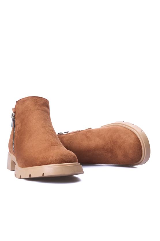 White Line 107 Taba Süet Kadın Bot