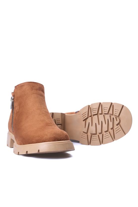 White Line 107 Taba Süet Kadın Bot