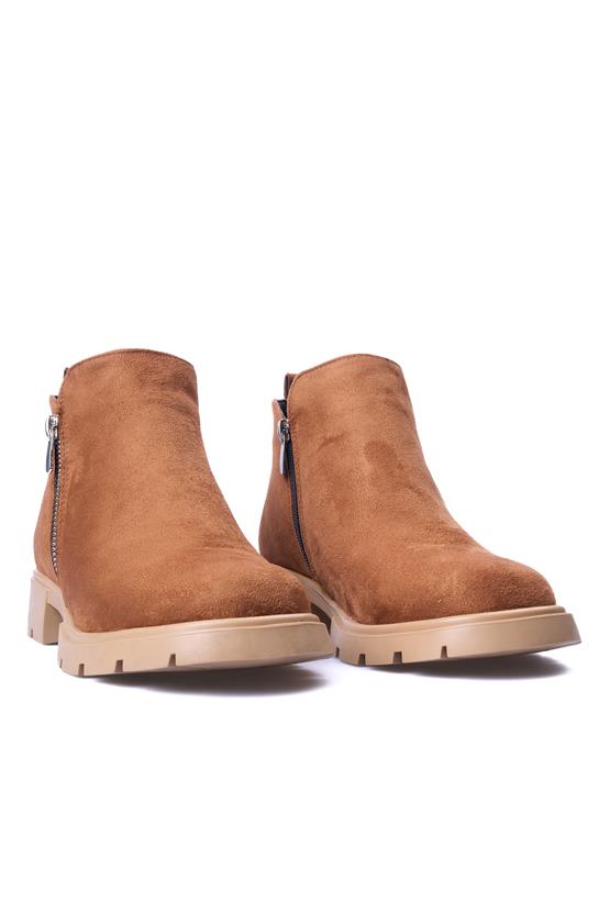 White Line 107 Taba Süet Kadın Bot