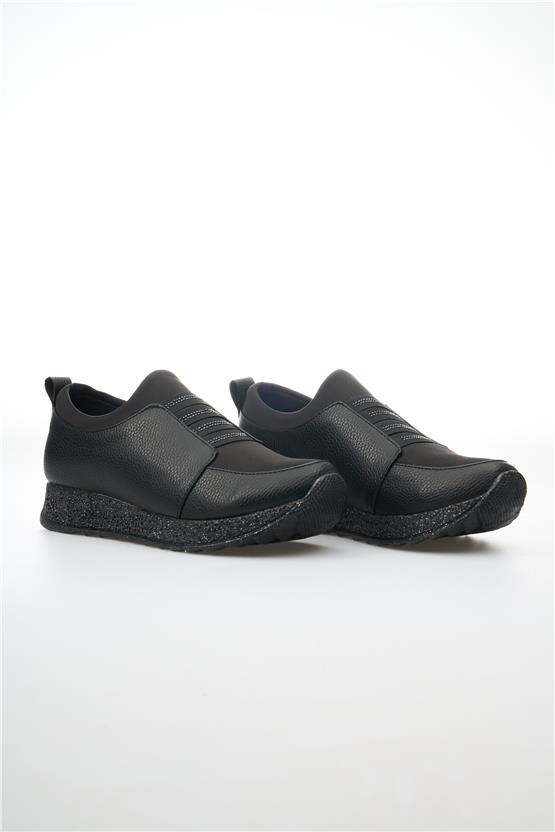 White Line 115-300 Siyah Kadın Casual Ayakkabı