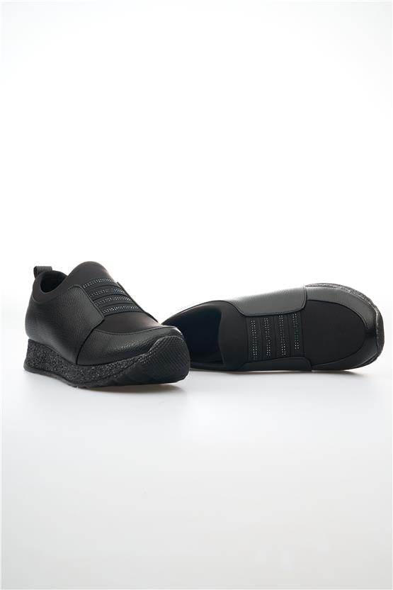 White Line 115-300 Siyah Kadın Casual Ayakkabı