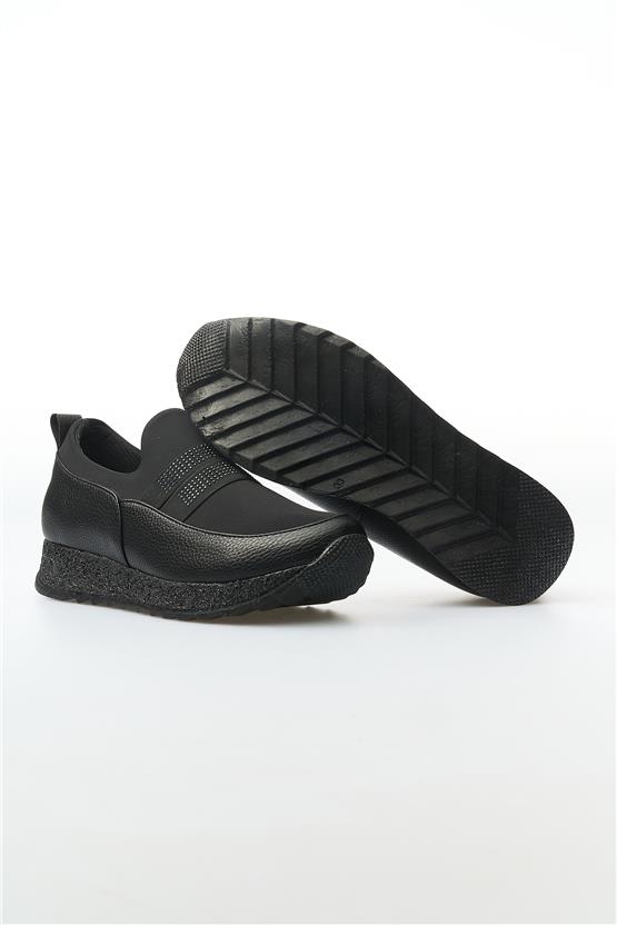 White Line 115-510 Siyah Kadın Casual Ayakkabı