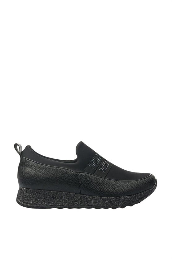 White Line 115-510 Siyah Kadın Casual Ayakkabı