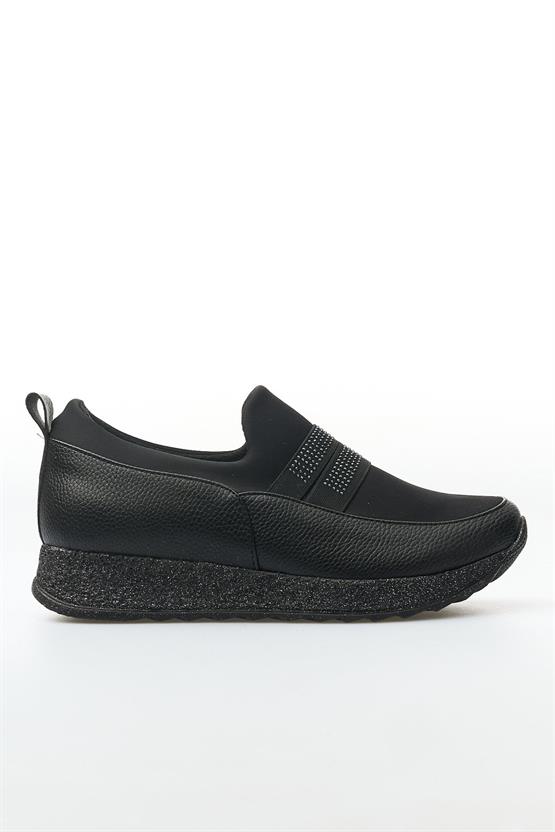 White Line 115-510 Siyah Kadın Casual Ayakkabı