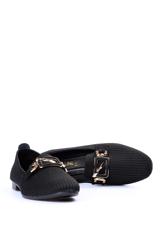 Whıte Lıne 120 Sıyah Bayan Babet Ayakkabı