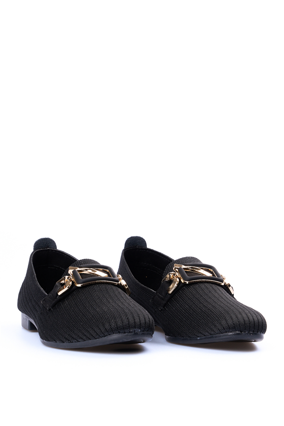 Whıte Lıne 120 Sıyah Bayan Babet Ayakkabı