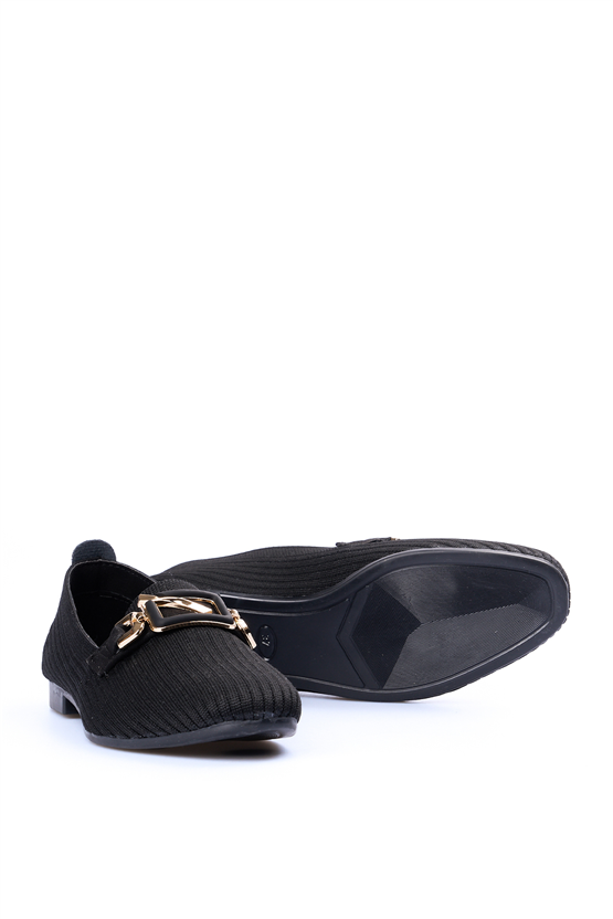 Whıte Lıne 120 Sıyah Bayan Babet Ayakkabı