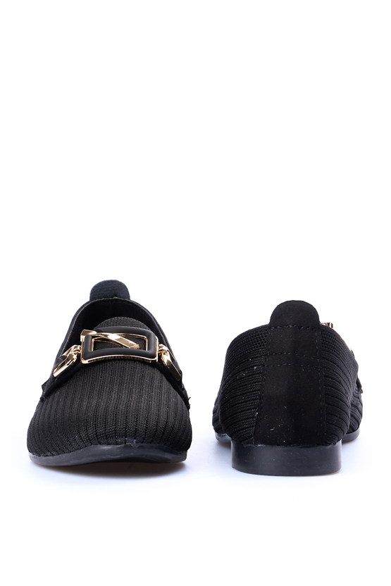 Whıte Lıne 120 Sıyah Bayan Babet Ayakkabı