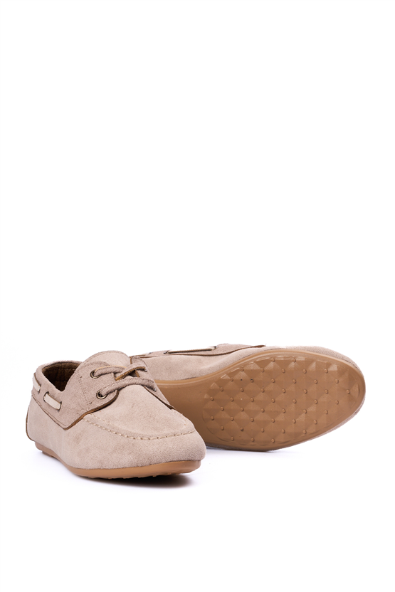 Whıte Lıne 188 300 Bej Suet Bayan Loafer Ayakkabı